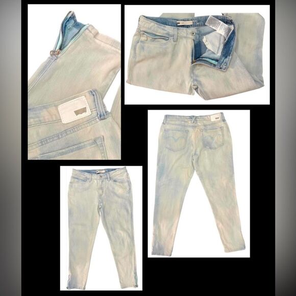 Levi's 711 Women’s Modern Rise Demi Curve Zip Ankle Crop Jeans/Jeggings - Picture 4 of 6